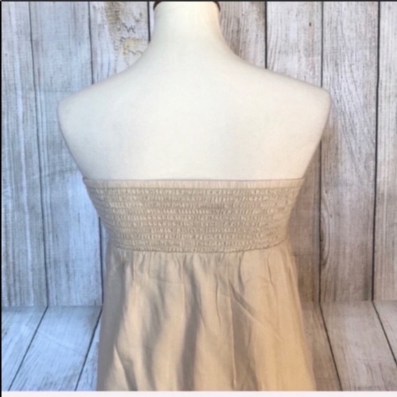 AE strapless floral embroidered dress - Picture 5 of 8